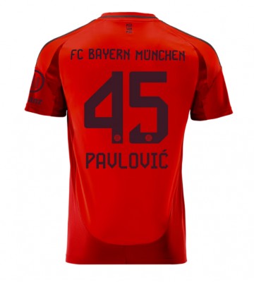 Bayern Munich Aleksandar Pavlovic #45 Primera Equipación 2024-25 Manga Corta